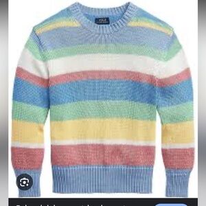 ISO!!! NOT SELLING-ISO RALPH LAUREN STRIPED POLO KNIT SWEATER